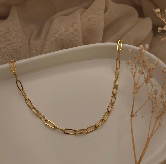 Nora Paperclip Chain Necklace
