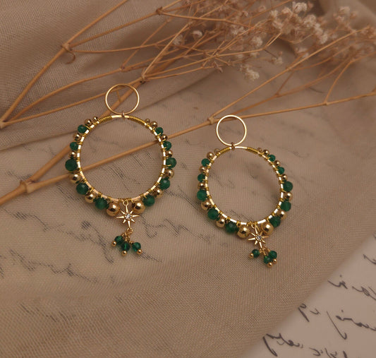Yasmina Earrings - Grounded in beauty, radiant in spirit