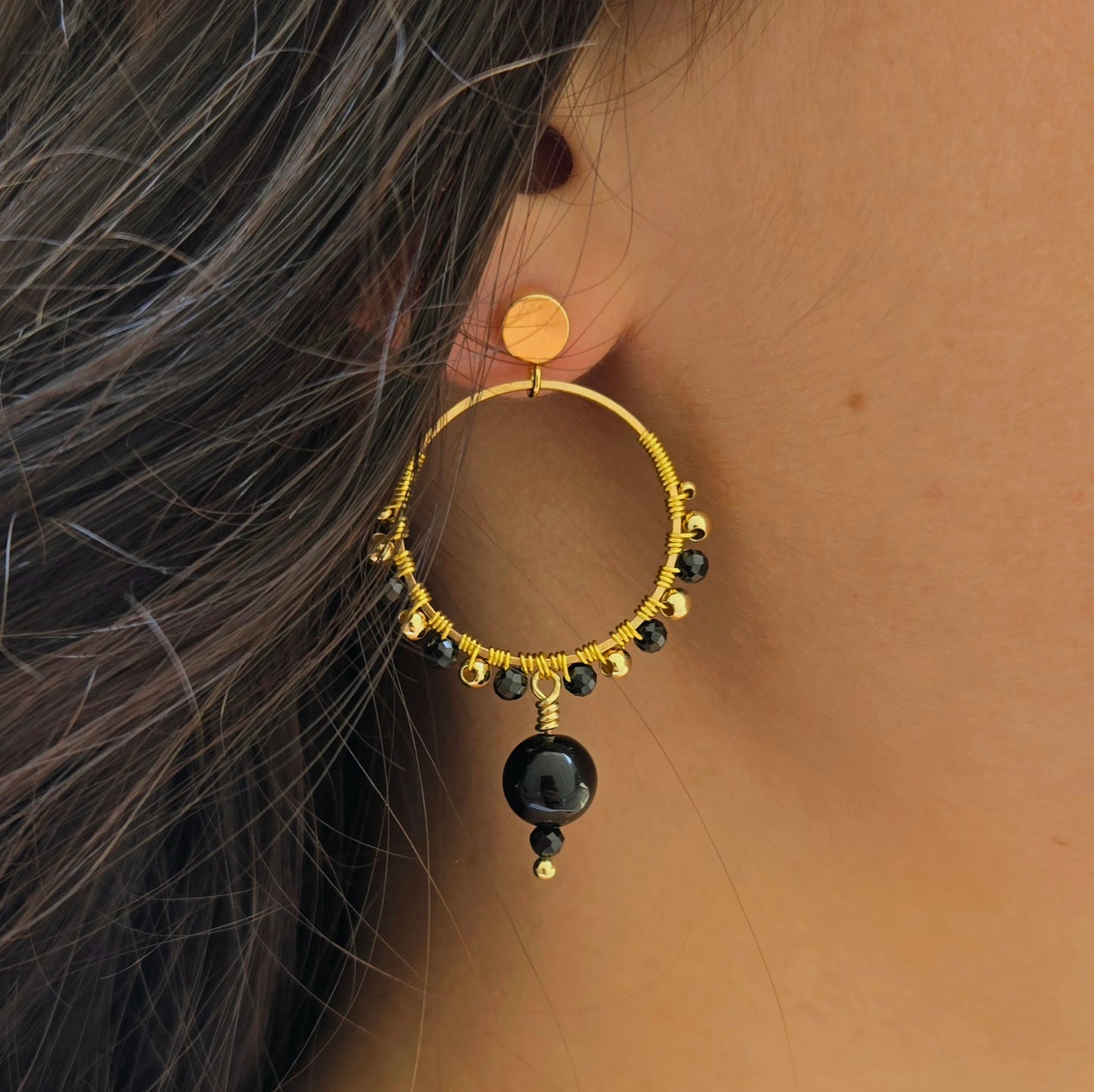 Esmarelda Earrings - Nature's muse in radiant form