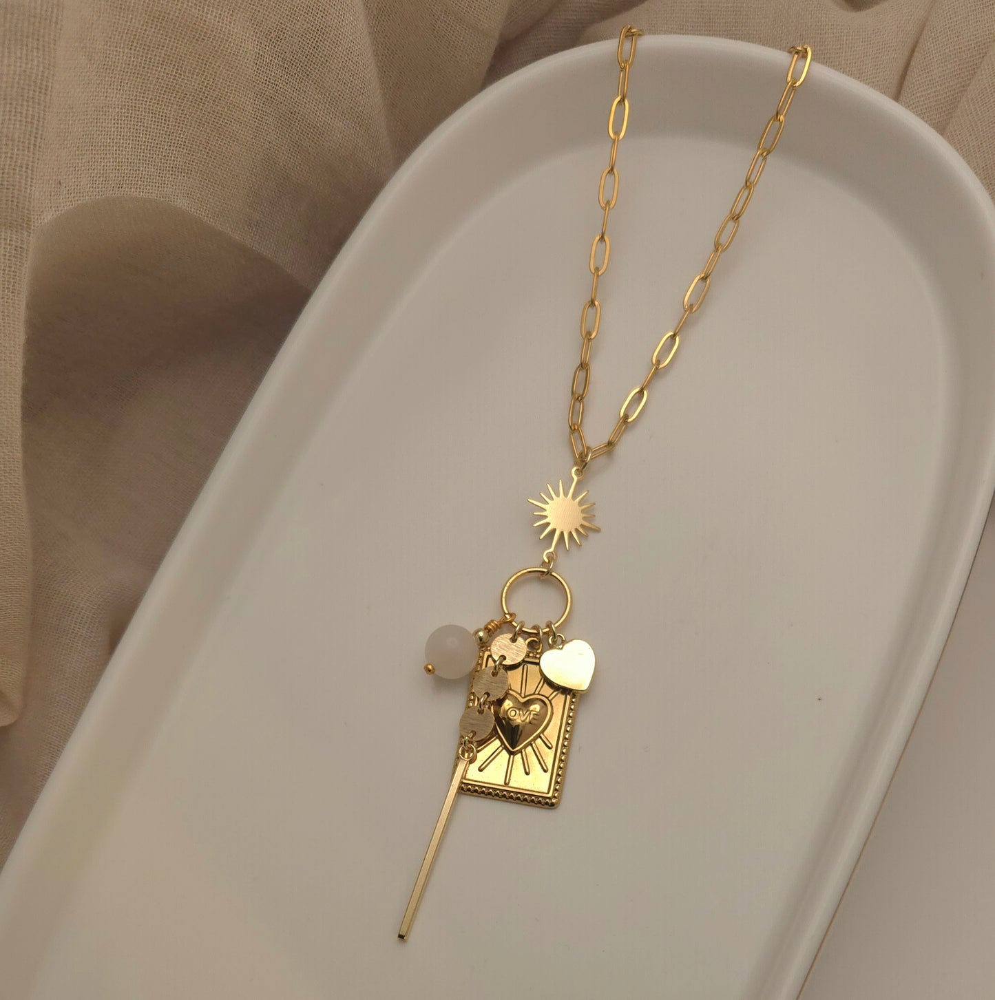 Amora Necklace - Love begins and blooms within