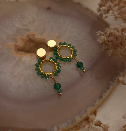 Mini Esmerelda Earrings - Small in size. Big in soul.