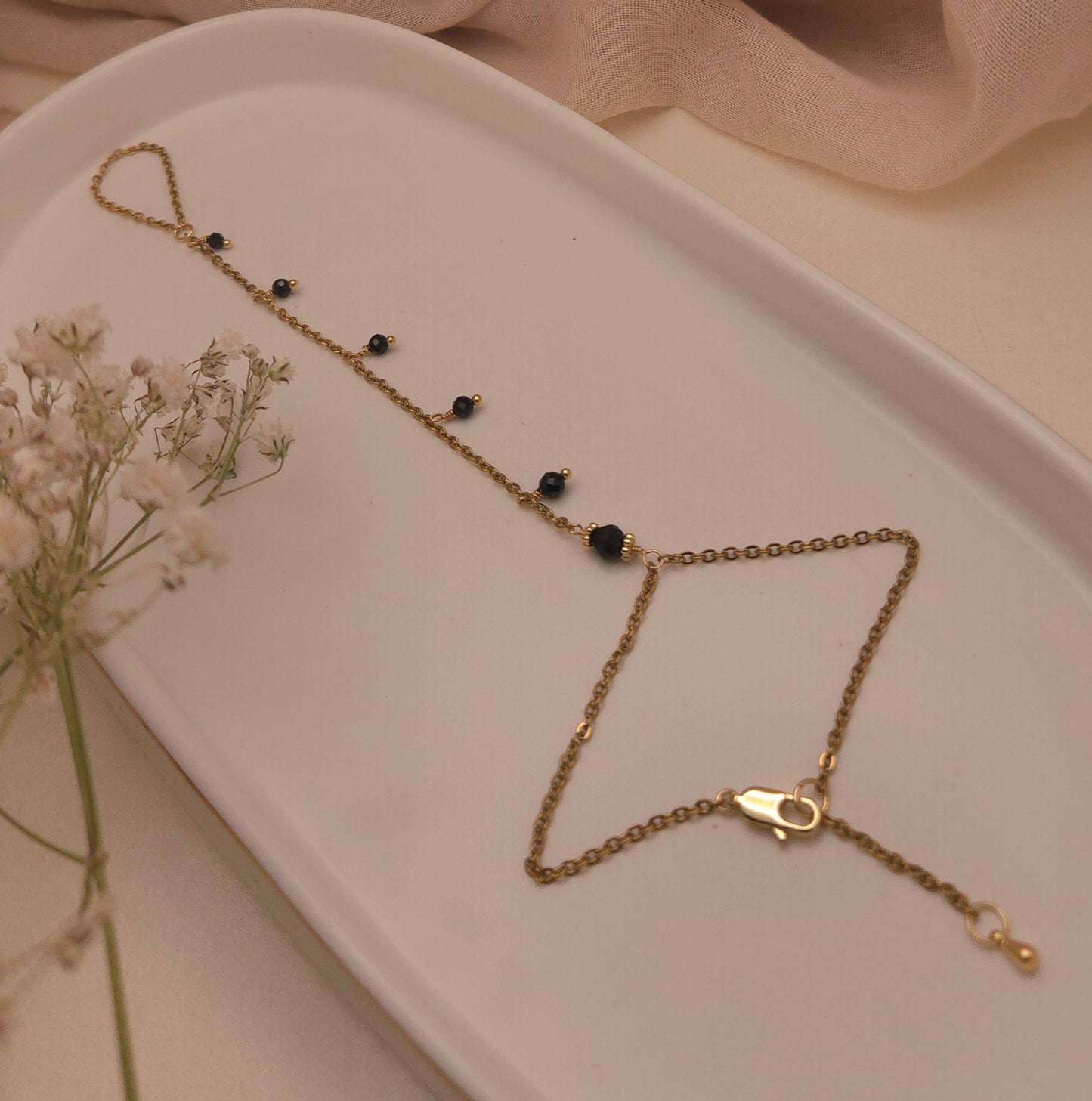 Aparna Hand Chain - Sacred connection, worn with intention