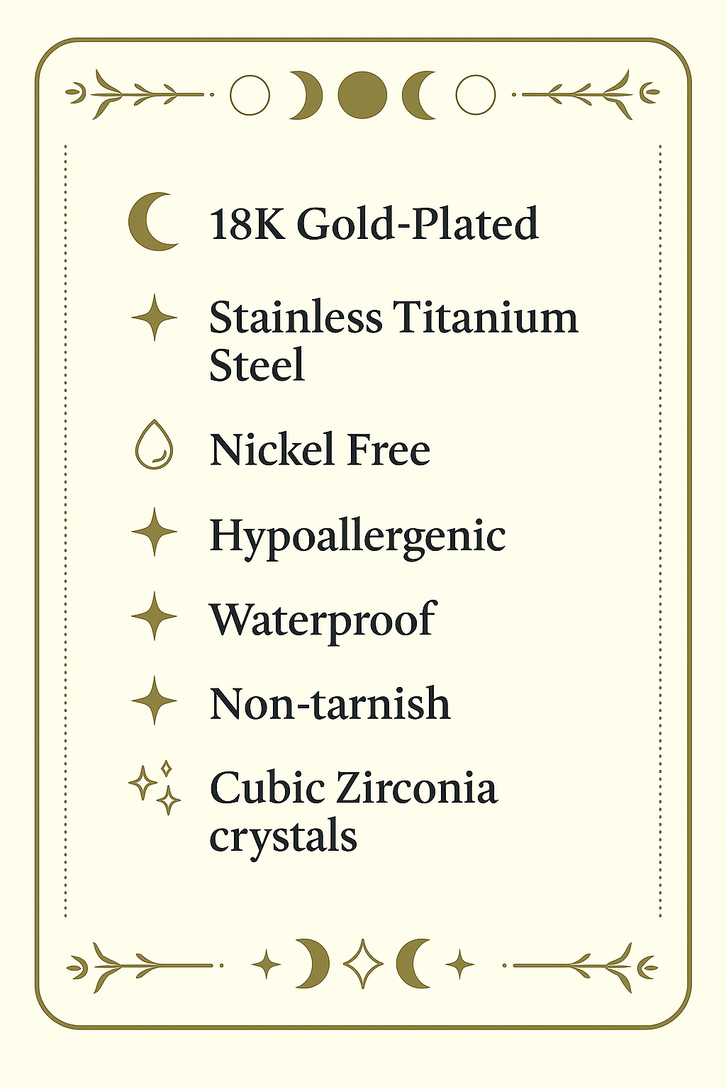 Gold Soleluna Ring - Balance your fire and your calm.